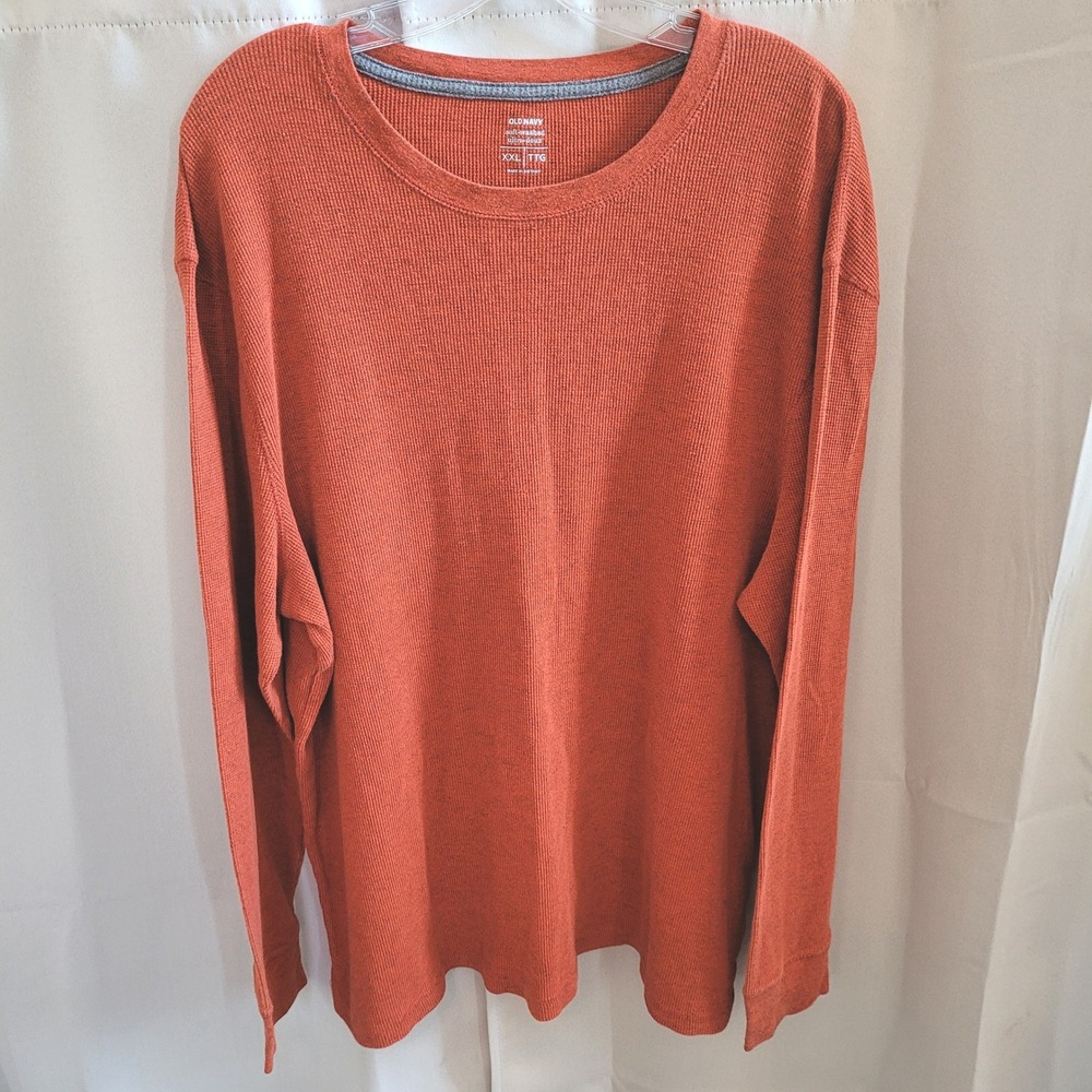 Old Navy Waffle Knit Mens Shirt XXL Soft Washed Gorpcore Cabincore Rustic 21718